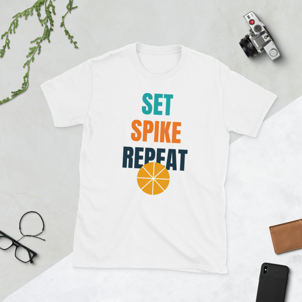 Set Spike Repeat Tee